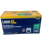 Qep Lash White 1/16 In. Clip, Of 2-PART Tile Leveling System 1000 Pack Open. Price: $39.99.