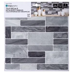 Truu Design Self-adhesive Peel And Stick Marble Look Subway Wall Tiles For Ki... New. Price: $37.59.