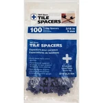 Tavy Basix 100 Pack Cross Tile Spacers 3/16 In 5MM Blue 5405 New. Price: $9.00.