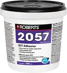 Roberts 2057-0 Superior Vct Adhesive Vinyl-composition Floor Tile Glue, 1 Quart New. Price: $15.54.