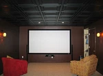 20 Ceiling Tiles - Ceilume Stratford 2' X 4' Black Free Shipping! New. Price: $300.00.