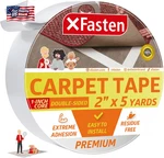 Xfasten Double Sided Carpet Tape - Heavy Duty 2 5 Yds, 1 Core Fo New. Price: $9.30.