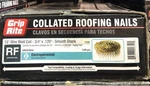 Grip Rite GRCR19GAL 0.75 X 0.12 15 Wire Collated Galvanized Coil Roofin... New. Price: $59.95.