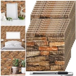 Tinlade 30 Pcs 28.81 Sq Ft 3D Wall Panels Peel And Stick Foam Assorted Color New. Price: $42.29.