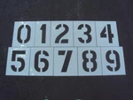 12" Number Stencils Parking Lot Kit - Inch 60 Mil (1/16 Thick) Wi... New. Price: $113.62.