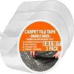 Carpet Tile Tape Double Sided 4IN X 90FT (3 Pack) Heavy Duty Reinfo... Fast Ship New. Price: $154.99.