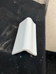 Pc Only Daltile 0100 / American Olean SL10 V Cap Trim Counter Top Edging Open. Price: $35.00.