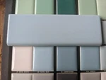 Pcs American Olean Ceramic Wall Tile 2X6" Bullnose Pastel Blue New Color 18. Price: $13.50.