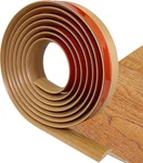 Floor Transition Strip Self Adhesive 5MM, 10FT, Wood Grain Light Brown-new. Price: $31.55.