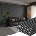 Panels Wall 4 Piece 106" X 12.6" Soundproof Gray Smartstandard Acoustic Slat New. Price: $299.99.