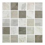 Thicker Brown Marble Peel And Stick Backsplash TILES-10 Pcs Of X 12"-3D A... New. Price: $55.66.