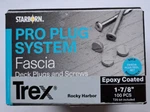 100 Starborn Pro System Fascia Deck Epoxy Screws Trex Rocky Harbor New. Price: $62.99.