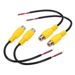 Uxcell 6 Inch Yellow Rca Female Plug Jack Connector Adapter Bare New. Price: $11.84.