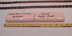 Pcs. *shell Pink* 2" X 6" Ceramic Radius Bullnose Corner Tiles By Robertson Open. Price: $39.88.