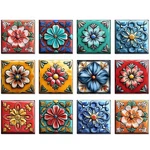 Viranda 12PCS Tile Decals (5.91X5.91 In) Peel Stick Kitchen Backsplash Self New. Price: $48.22.