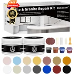 Globalcom Tile And Granite/marble Repair Kit, Porcelain Stone Multicolor New. Price: $34.99.