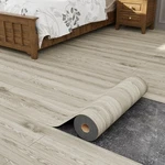 Oxdigi Peel & Stick Vinyl Flooring Roll 23"X393" Gray Maroon Waterproof New. Price: $80.44.