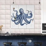 Octopus Kitchen Tiles Mosaic, Custom Bathroom Or Backsplash With New. Price: $419.00.