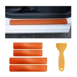 Povtii Door Sill Protector 4 Pcs Carbon Fiber Anti Scratch Black New. Price: $10.19.