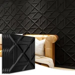 ART3D Pvc Wall Panel, Decorative Tile In X 19.7", Deep Black New. Price: $71.23.