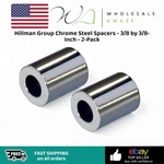 Hillman Group Chrome Steel Spacers By 3/8-INCH 2-PACK New. Price: $16.99.