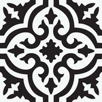 Parma Peel & Stick Floor Tiles Black New. Price: $34.09.