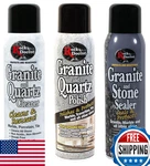 Rock Doctor Granite & Quartz Care Kit, 3 Piece Maintenance Stone Combo New. Price: $62.99.