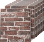 3D Wall Panels Peel And Stick In Red White, Xpe Foam 40PCS, Brick New. Price: $102.57.