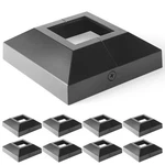 8 Pack Wocepu 2"X2" Aluminum Deck Post Base Covers Black New. Price: $84.99.