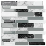 ART3D 10-SHEET Peel And Stick Kitchen Backsplash Tiles, 12"X12" Self-adhesive Ma New. Price: $47.20.