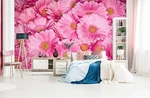 3D Pink Flowers ZHUA10705 Wallpaper Murals Removable Self-adhesive Ann Brand. Price: $68.97.