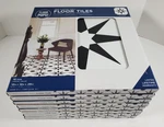 Lot Of 8 Floor Pops Altair Peel & Stick Vinyl Tiles Black White Star Open. Price: $100.00.
