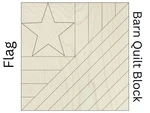 Barn Quilt Block Avtr American Flag Unfinished Wood Diy Kit Rustic Decor New. Price: $41.99.