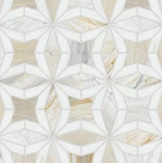 Msi Athena Gold Estrella Polished Marble Floor Wall Tile 10" X Sheets New. Price: $5.00.