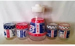 Vintage Apollo Space Moon Missions Glasses & Carafe W/lid Shuttle Coin Used. Price: $249.99.