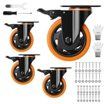3 Inch Casters Set Of 4 Heavy Duty, Wheels With Safety Dual Locking, S... New. Price: $35.76.