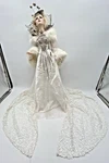 Katherines Collection Snow Queen Doll 28" Tall Needs Repair, Stains Dress Used. Price: $556.50.