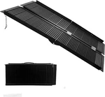 Garvee Portable Threshold Wheelchair Ramp 2 6 Ft, Folding Aluminum, 800 Lb Load New. Price: $104.33.