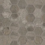 Shaw 571TS City Lights - 6" 7" Hexagon Floor And Wall Tile Sunset Street New. Price: $60.00.