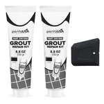 Pentausa Premixed Grout Repair Set 8.8OZ Black 2 Pack Tile Tubes Bathroom New. Price: $49.95.