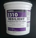 Gallon Resilient Flooring Adhesive Laminate Floors Fiberglass 2310-1 (B2-CL) New. Price: $58.99.