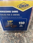 (150-PK) Qep Horseshoe Shim Tile Spacers Red 1/8" 10321 New. Price: $15.00.