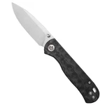 Qsp Ferret Liner Lock Knife Marble Carbon Fiber (3" Sw Nitro-v) New. Price: $89.99.