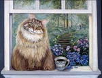 Cat Accent & Decor Tile Carolyn Paterson Kitten Art CPA002AT New. Price: $33.95.