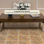 Thick Peel & Stick Vinyl Floor TILES/20 Sq. Ft. Rustic Slate 12"X12" New. Price: $40.44.