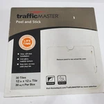 Trafficmaster Carrara Marble 12X12 Peel And Stick Vinyl Tile 30 Sq Ft SS1212 New. Price: $30.01.