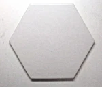 1 Floor Tile Hexagon Equipe Spain Slight Wrinkled 7X8INCH Honeycomb Matte Blanco Open. Price: $26.90.