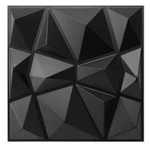 ART3D Decorative Wall Panels In Diamond Design, 11.8"X11.8", Matte Black New. Price: $50.05.