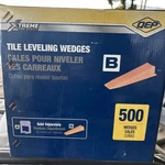 Qep Xtreme Tile Leveling System Part B Wedges 500 Pack New. Price: $35.00.
