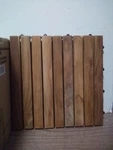 Bare Decor Snap Interlocking Flooring Tiles Genuine Teak Wood Oiled Finished Open. Price: $39.00.